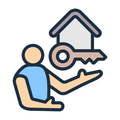 Real Estate Agent Icon