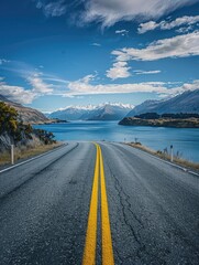 Road with centerline