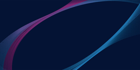 Abstract dark blue background. Curved lines element. Modern graphic design. Suit for poster, banner, brochure, cover, corporate, website, flyer. eps10.