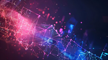 Vector abstract technology communication background