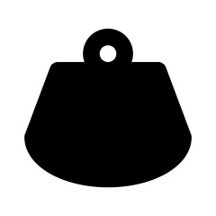 Fototapeta premium female wallet solid UI icon