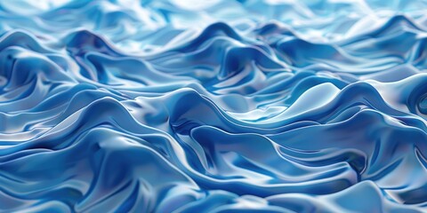 Obraz premium Close-up blue fabric texture