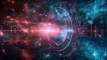 Obraz premium Abstract technology background