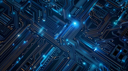 Modern technology circuit board texture background