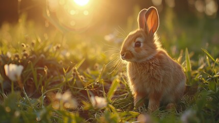 Rabbit in Spring 