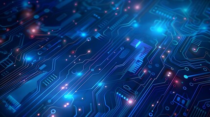 Modern technology circuit board texture background