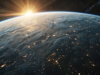 Earth at Night from Space