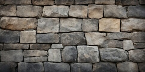 stone floor texture of an old stone wall featuring large and gray rocks