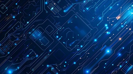 Modern technology circuit board texture background