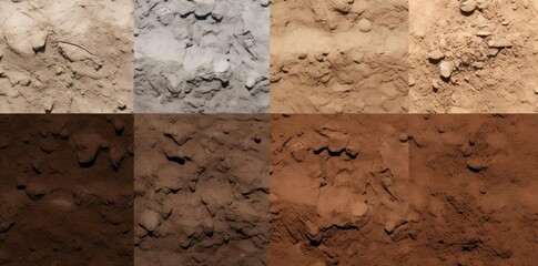 seamless dirt textures on a brown wall, featuring a variety of textures including a textured surface, a textured surface, and a textured surface