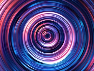 Spiral of blue and pink colors