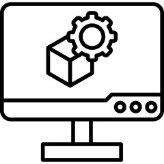 Digital Twin Icon