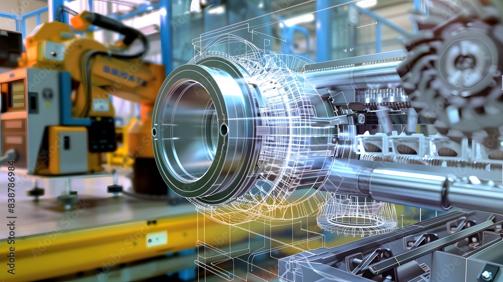 Poster the seamless integration of cad with cam software, automating and streamlining the manufacturing pro