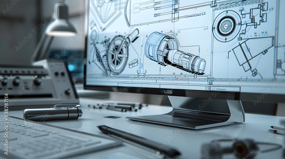 Poster a customized cad interface with tailored toolbars, macros, and scripts, showcasing how personalizati