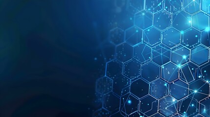 Technical network banner background