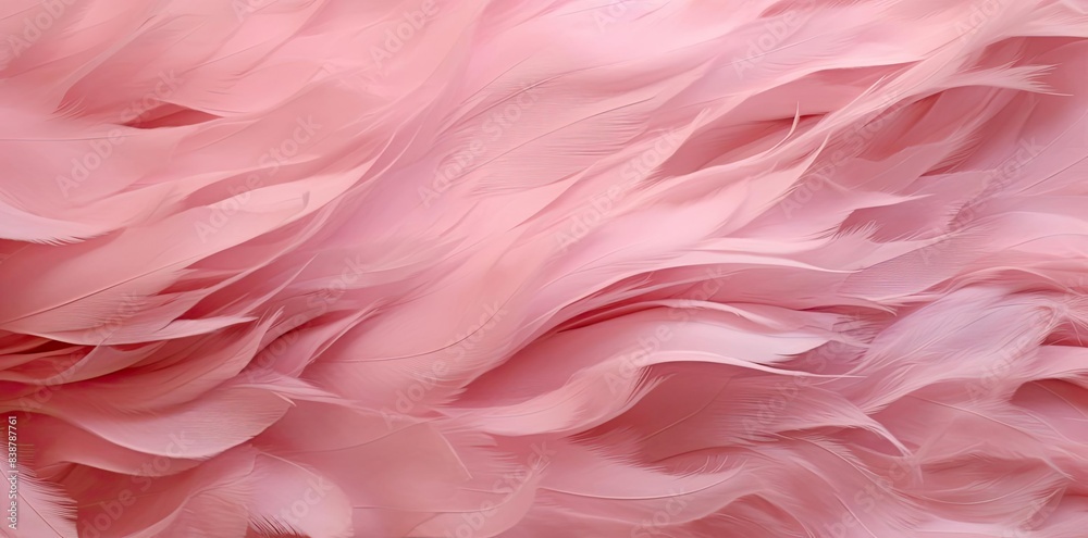 Sticker pink texture bg background with a lot of pink feathers