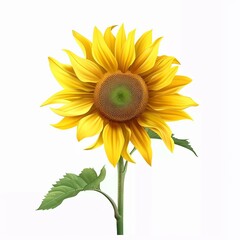 Obraz premium Vibrant Sunflower Close-Up for Summer Designs Generative AI