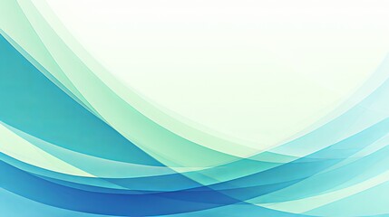 Fototapeta premium Vibrant Blue Green Background for Advertising Design Generative AI