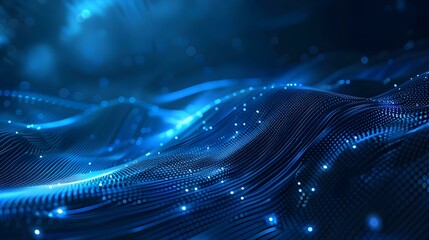 Abstract blue technology concept background