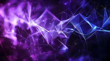 Abstract technology geometric polygonal mesh lines