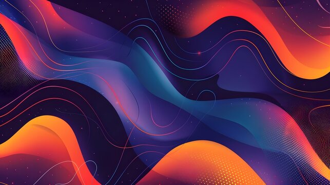 Vector abstract graphic design banner pattern background