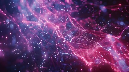 Abstract digital data plexus technology background