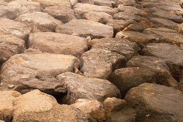 background of large gray stones