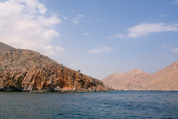 Beautiful view of the Gulf of Oman, Musandam