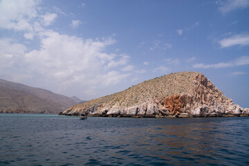 Beautiful view of the Gulf of Oman, Musandam