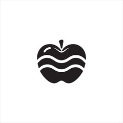 Apple icon set. Vector illustration