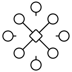 a set of Connections icon, Connections icon set, various style set pack