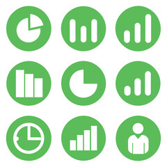 Analysis icon set vector art illustration, a set of analysis icon pack