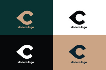 letter c logo, letter c company logo, letter c and location icon logo, pickup company logo, letter c transportation company logo