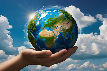 A concept photo of world ozone day