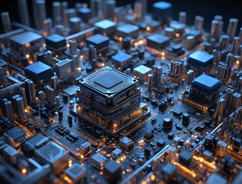 Microprocessor Chipset Architecture with AI Robot Integration