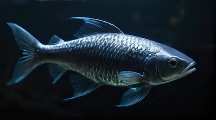 a fish that is swimming in the water