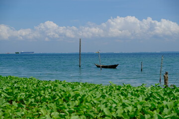 Indonesia Batam - Sambau Nongsa Beach Viewpoint to Singapore Strait