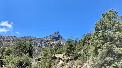 Photograph of the peak of the Nevado de Colima in Jalisco, Mexico