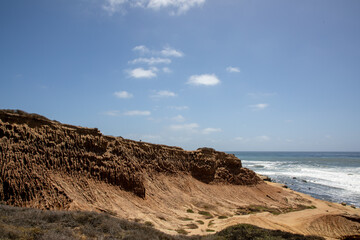 Rugged cliffs and coastline at Cabrillo National Monument