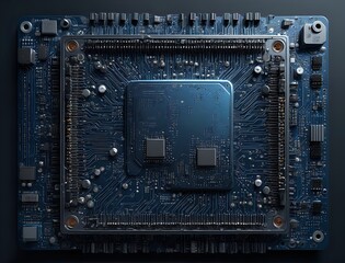 Fototapeta premium AI-Powered Chipset: The Future of Technology