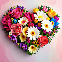 여성 생일에 선물하기 좋은 꽃입니다