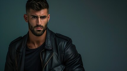 Obraz premium Professional Croatian Model Against Plain Backdrop, Professional, Croatian model, plain backdrop