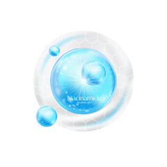 Niacinamide, Niacin, Nicotinnic acid serum Skin Care Cosmetic,  