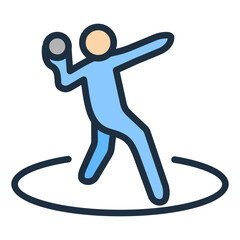Shot Put Icon