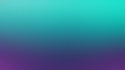 Obraz premium Purple to teal gradient background with noise texture, rich shades,Blurred Gradient