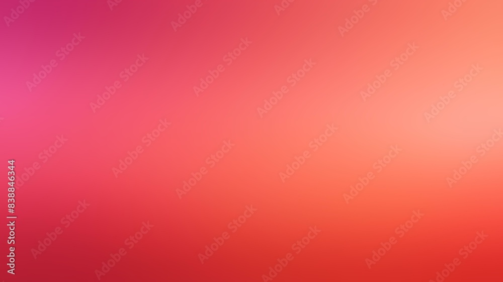 Wall mural Ruby to coral to maroon gradient background, vibrant contrast,Blurred Gradient - Wall murals