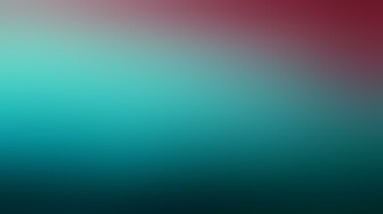 Obraz premium Teal to aqua to maroon gradient background, rich contrast,Blurred Gradient
