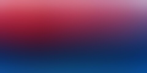 Fototapeta premium Blue to red gradient background with noise texture, vibrant contrast,Blurred Gradient