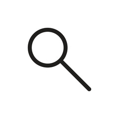 Magnifier internet search icon vector