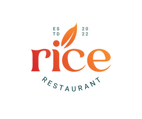 Rice logo icon design template elements. Usable for Branding and Business Logos.
